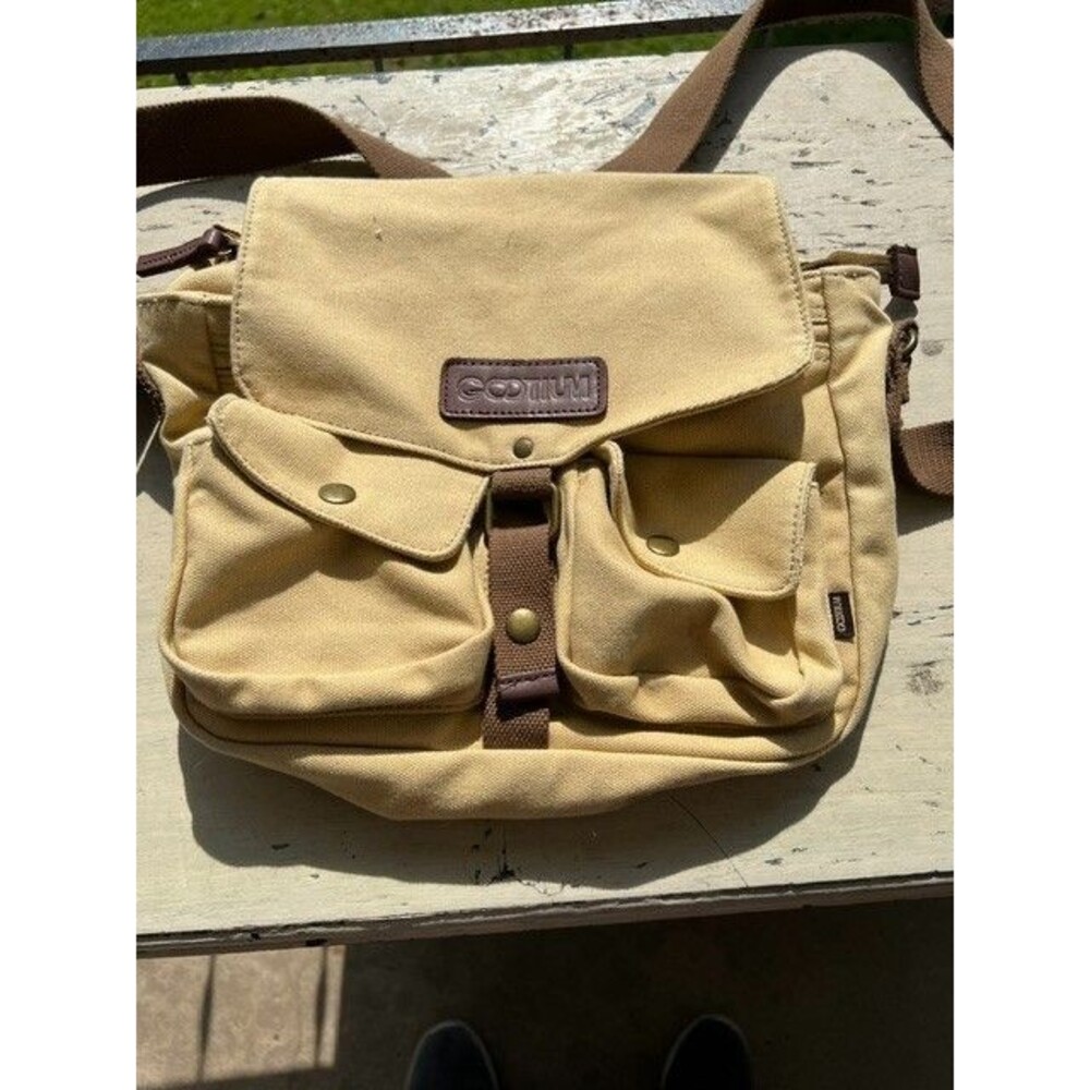 Gootium Canvas Messenger Bag - Vintage Military Crossbody Shoulder Satchel